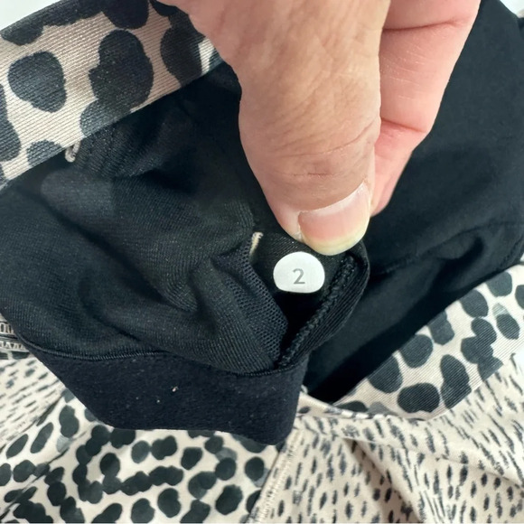 Lululemon Happy Strappy Tank Ace Spot Grain Black Dottie Dash Grain Black - Picture 4 of 6